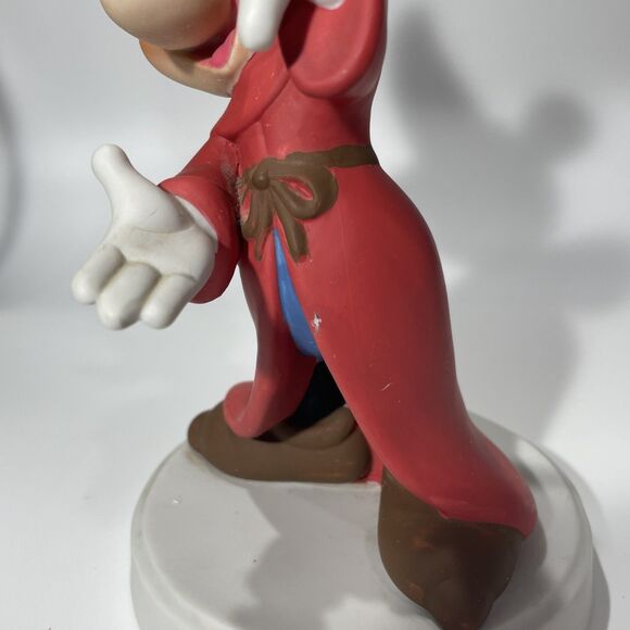Vintage Disney Korea Sorcerer Mickey Mouse Figurine Fantasia 8” Tall Rare - Picture 6 of 7